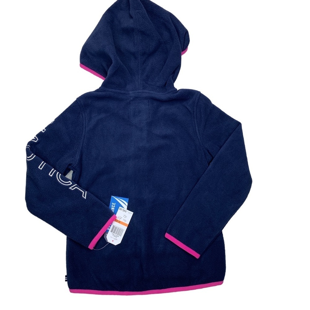 Nautica Little Girls Zip-up Polar Fleece Hoodie 6 REG - Picture 2 of 10